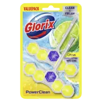Glorix Power5 citrus duo pack wc-blok 2-pack