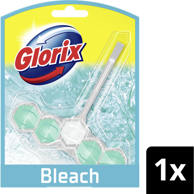 Een afbeelding van Glorix WC blok power 5 met bleek