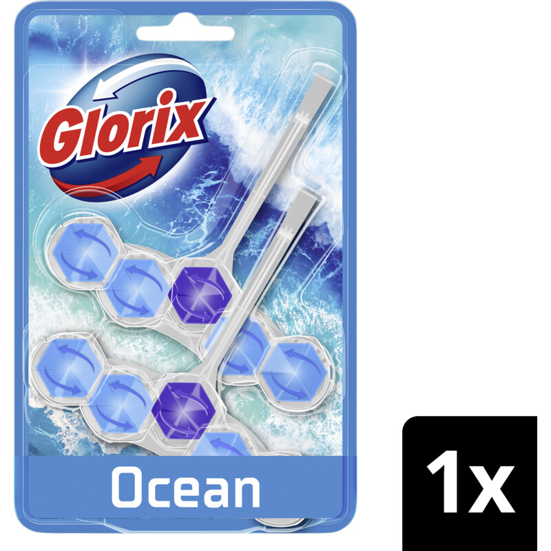 Een afbeelding van Glorix Power5 ocean duo pack wc-blok 2-pack