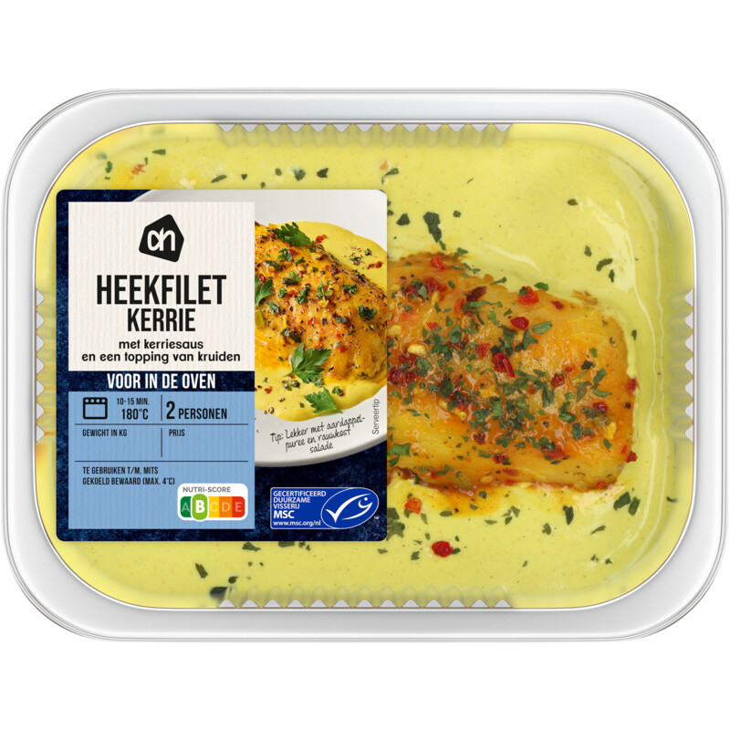 Een afbeelding van AH Heekfilet kerrie