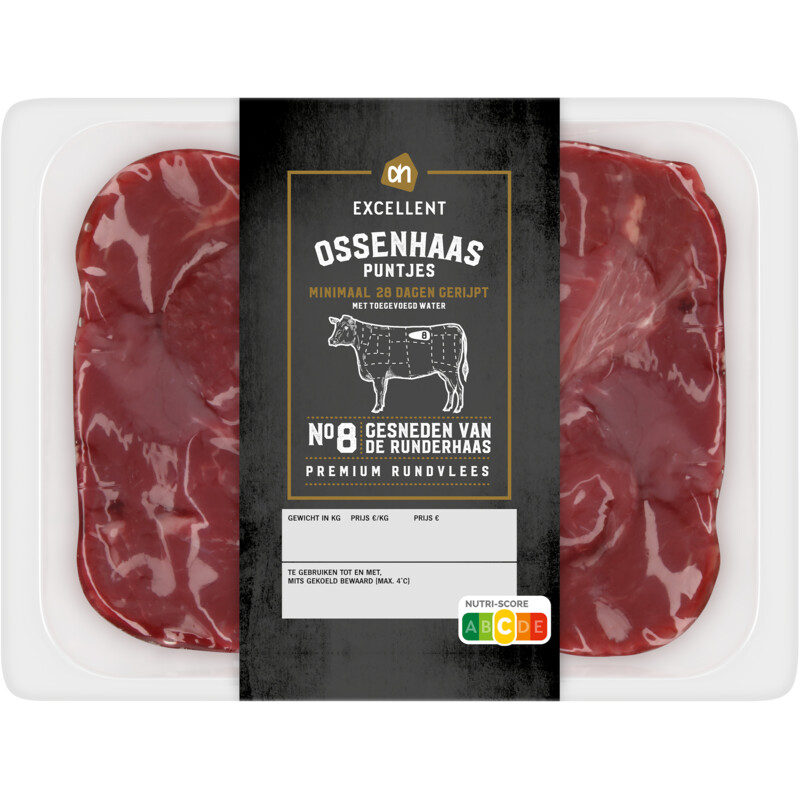 Een afbeelding van AH Excellent Ossenhaas puntjes