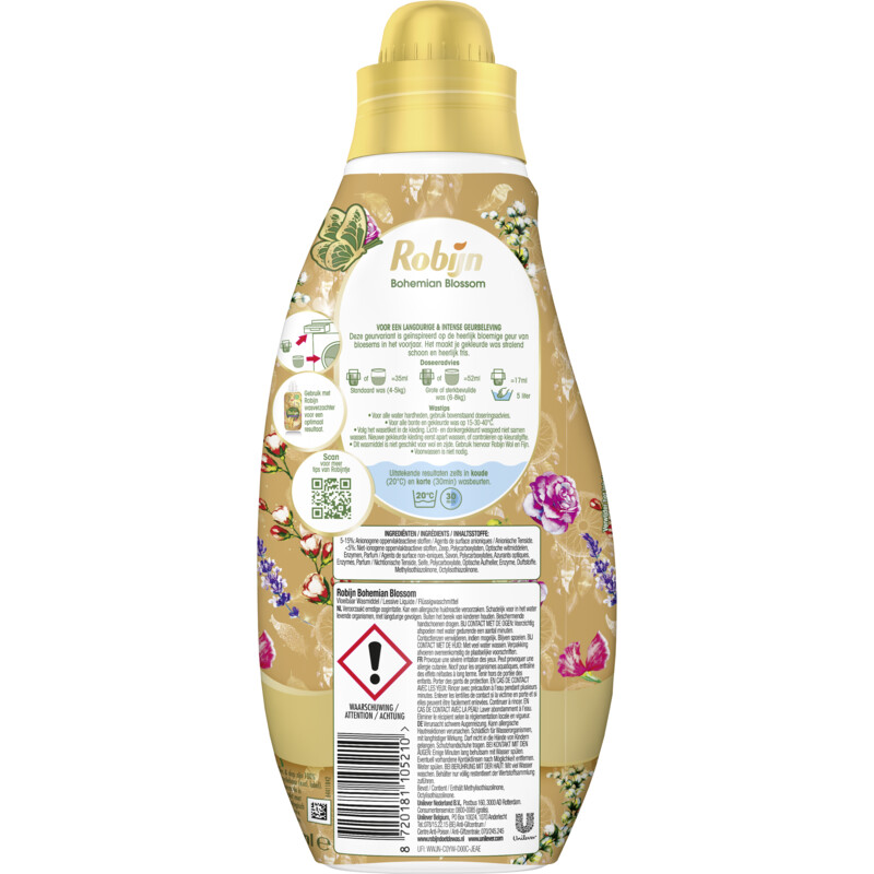 Een afbeelding van Robijn Color bohemian blossom wasmiddel