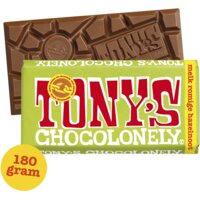 Een afbeelding van Tony's Chocolonely Reep melk romige hazelnoot
