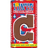 Afbeelding van Tony's Chocolonely Melkchocolade letterreep C