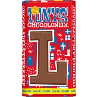 Een afbeelding van Tony's Chocolonely Melkchocolade letterreep L