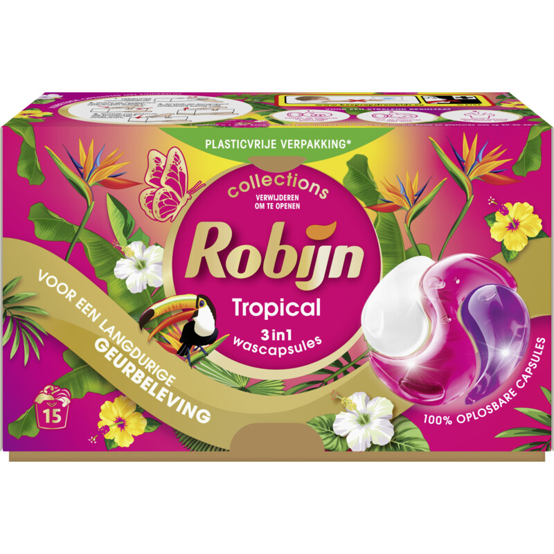 Een afbeelding van Robijn Collection tropical 3in1 capsules