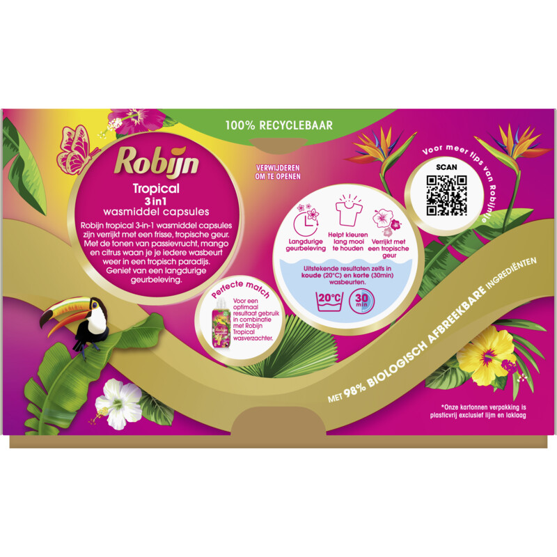 Een afbeelding van Robijn Collection tropical 3in1 capsules