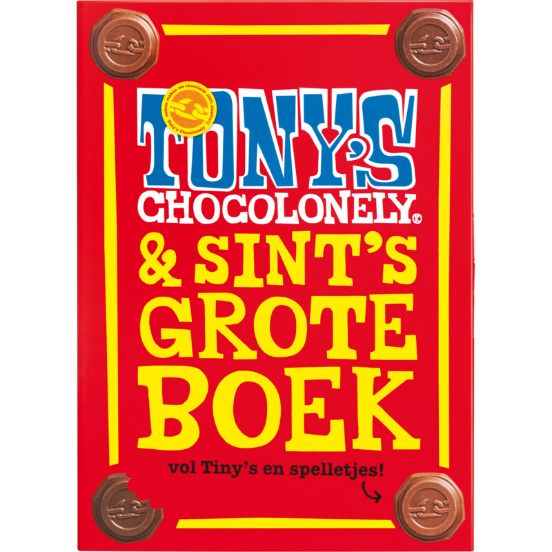 Een afbeelding van Tony's Chocolonely Grote boek van Sinterklaas