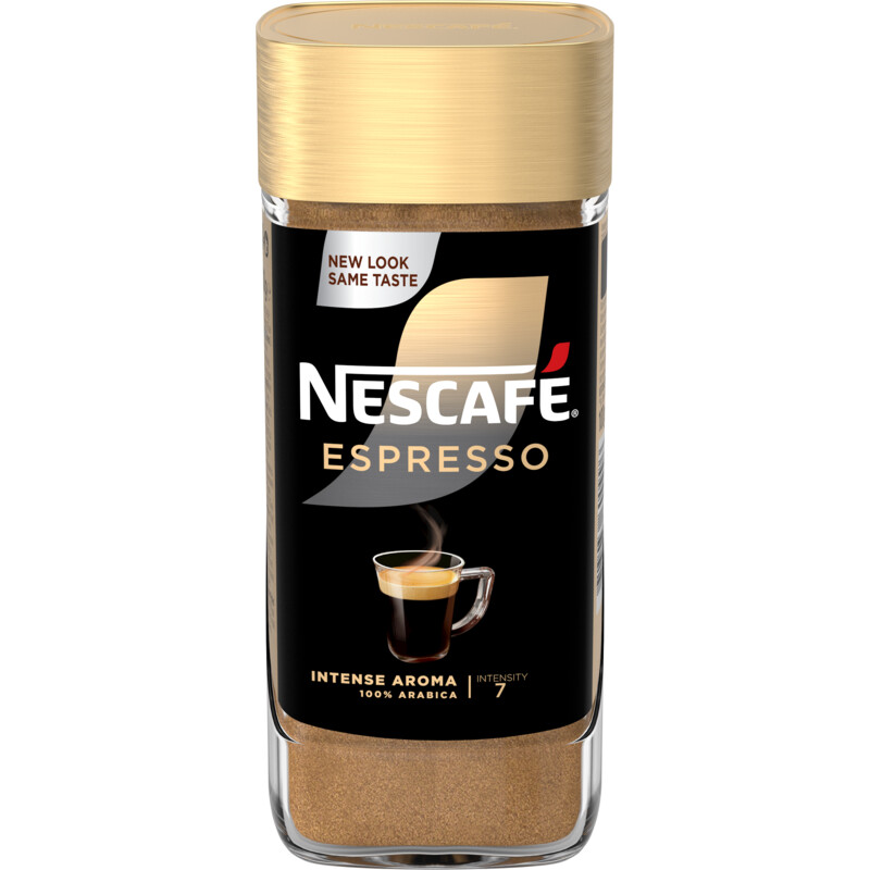 Een afbeelding van Nescafé Gold espresso intense aroma oploskoffie