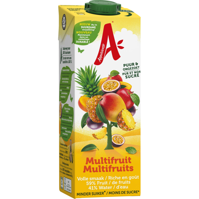 Een afbeelding van Appelsientje Multifruit volle smaak