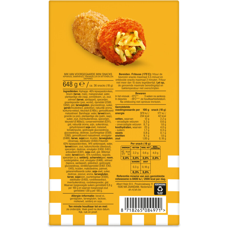 Een afbeelding van AH Mini snacks