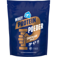 Een afbeelding van AH Whey protein shake chocolade