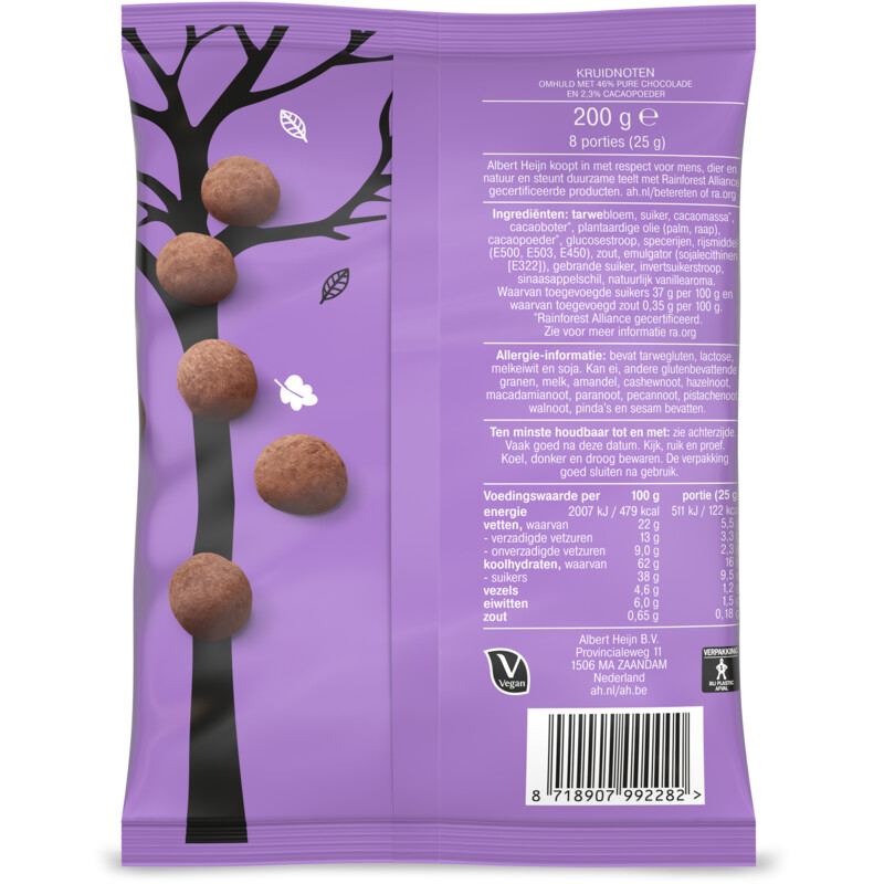 Een afbeelding van AH Truffel kruidnoten puur