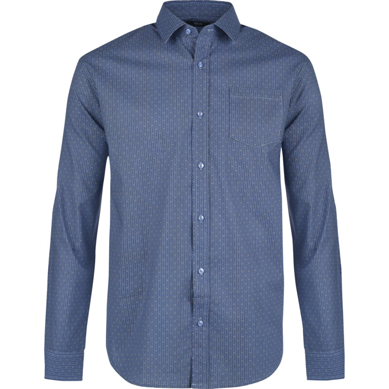 Een afbeelding van Blue Overhemd stip maat 43-44