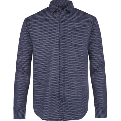 pdp-image-Blue Overhemd ruitje maat 45-46