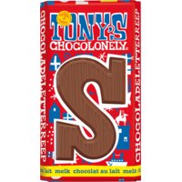 Afbeelding van Tony's Chocolonely Melkchocoladeletter reep S