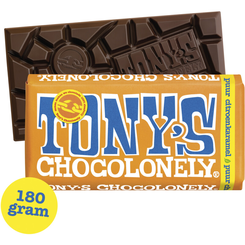 Tony's Chocolonely Puur citroenkaramel chocokoek