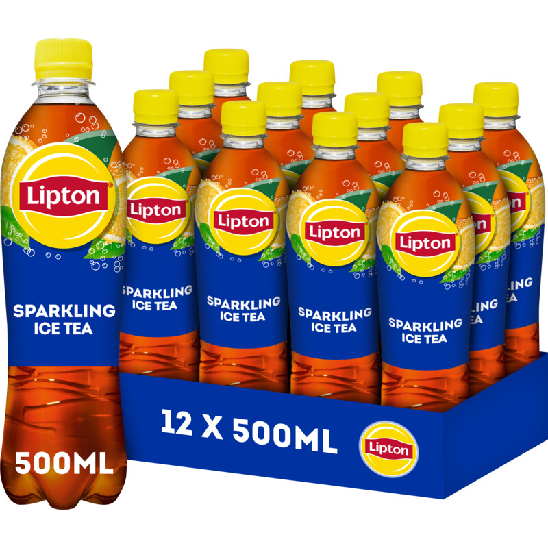 Een afbeelding van Lipton Ice tea sparkling 12-pack