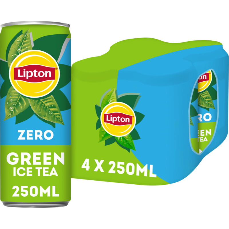 Lipton Ice tea green zero sugar 4pack bestellen Albert Heijn