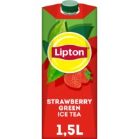 Een afbeelding van Lipton Ice tea green strawberry