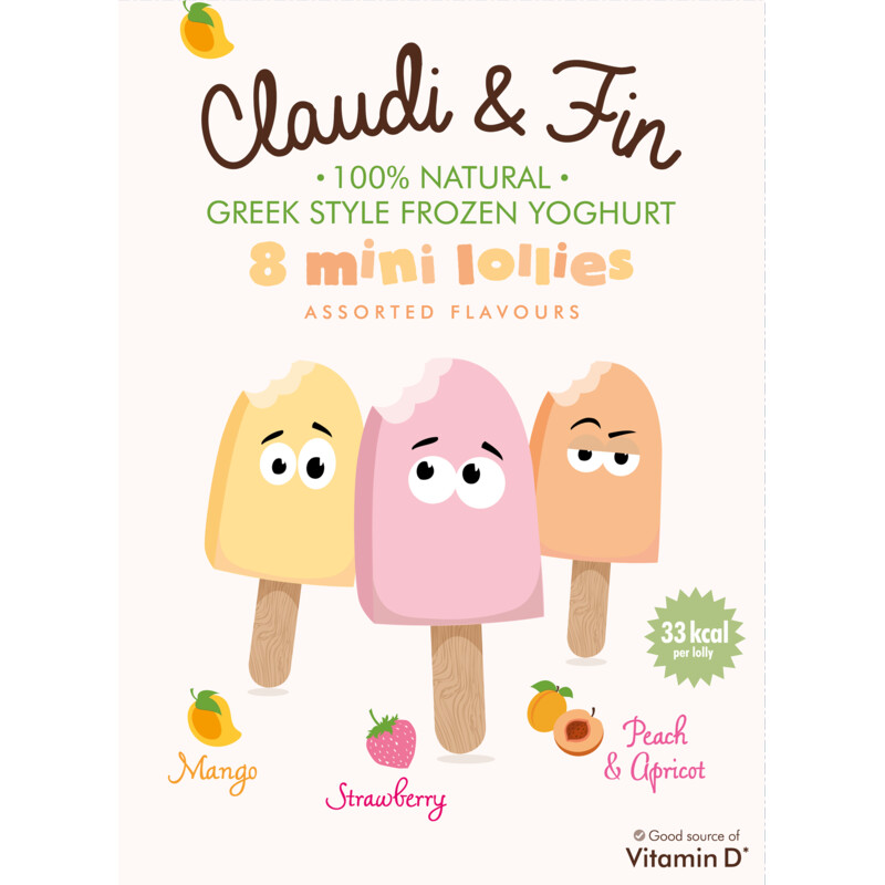 Een afbeelding van Claudi & Fin Frozen yoghurt ijsjes