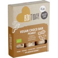Een afbeelding van BioToday Vegan choco bar pinda's
