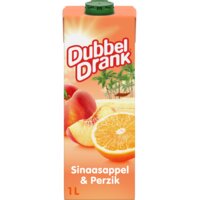 Een afbeelding van DubbelDrank Sinaasappel & perzik