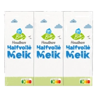 AH Biologisch Houdbare halfvolle melk 3-pack