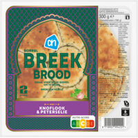 Een afbeelding van AH Borrel breekbrood knoflook & peterselie