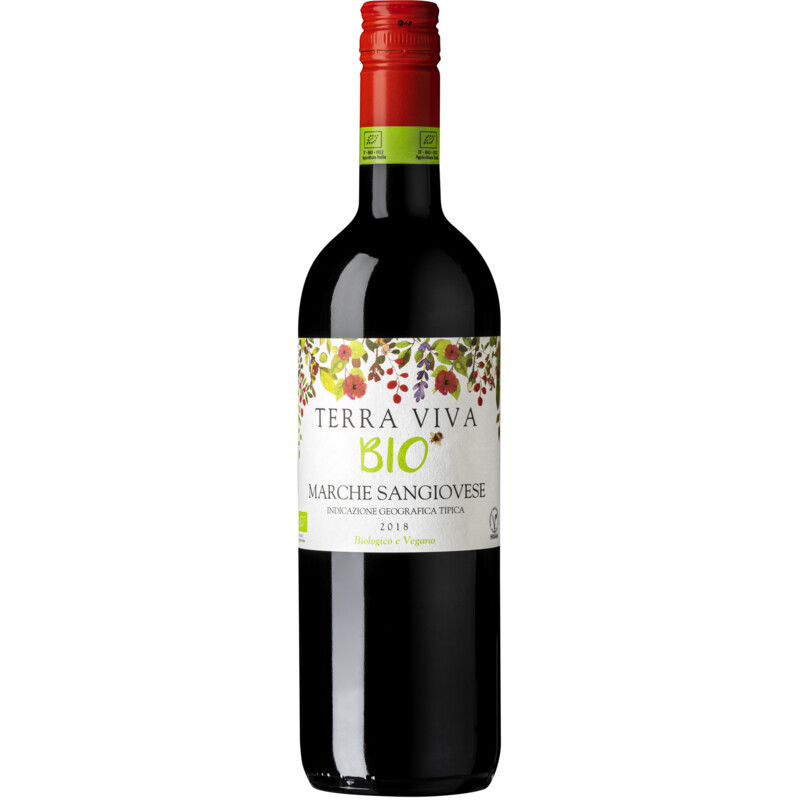 Een afbeelding van Terra viva Bio marche sangiovese