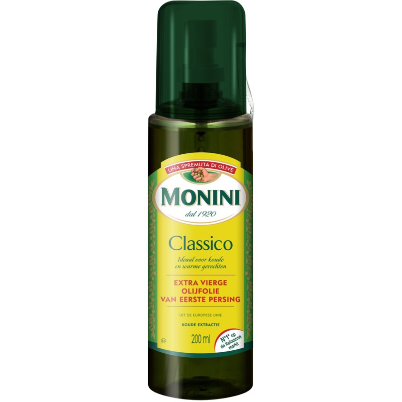 Een afbeelding van Monini Classico extra vierge olijfolie spray