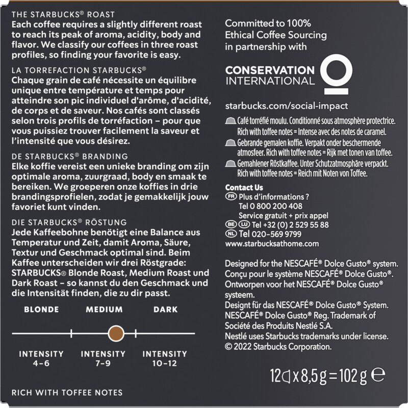 Een afbeelding van Starbucks Dolce gusto compatible house blend