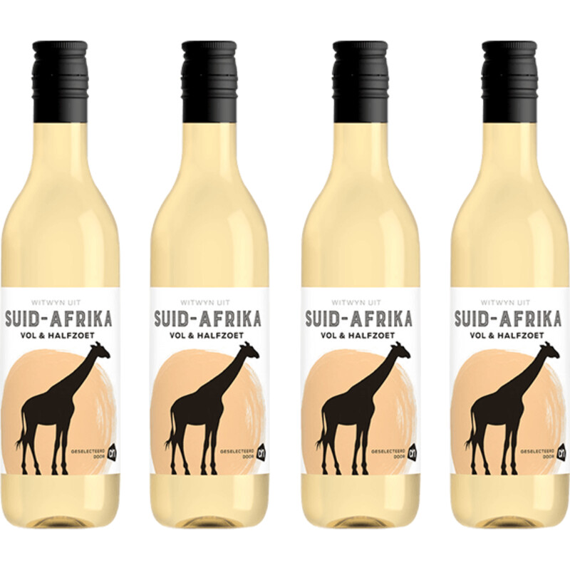 Een afbeelding van AH Halfzoete Suid-Afrikaanse wit 4-pack