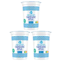 AH Yoghurt Griekse stijl 5% vet 3-pack