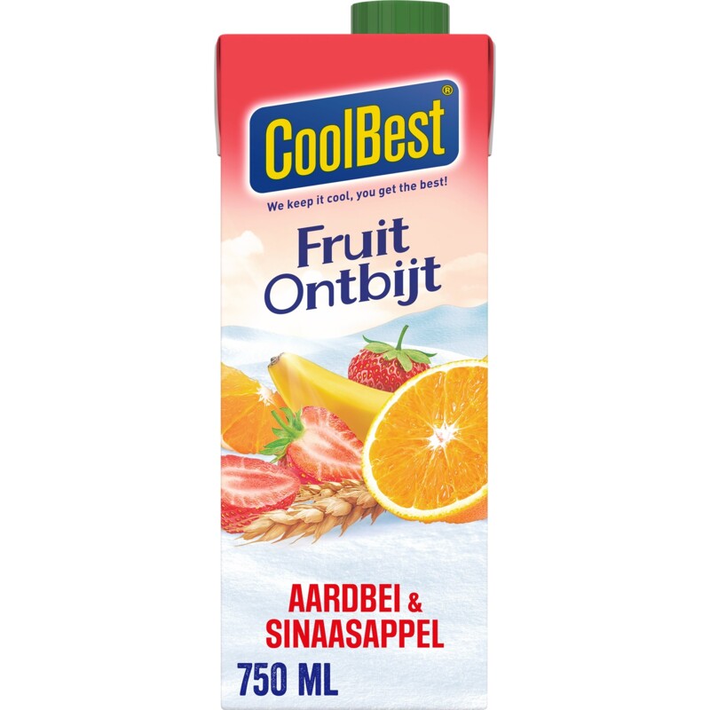 Een afbeelding van CoolBest Fruit ontbijt sinaasappel & aardbei