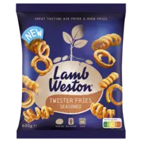 LambWeston Twister fries seasoned