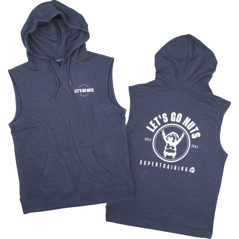 Een afbeelding van Blue Hamster hoodie maat M