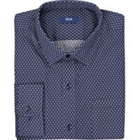 Een afbeelding van Blue Overhemd ruitje maat43-44