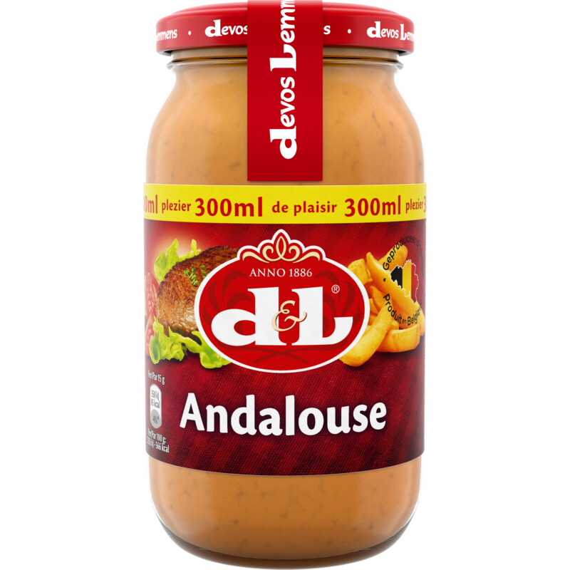 Een afbeelding van D&L Andalouse saus bel