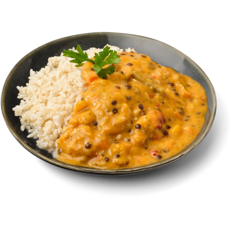 Een afbeelding van AH Maaltijd rode curry groente