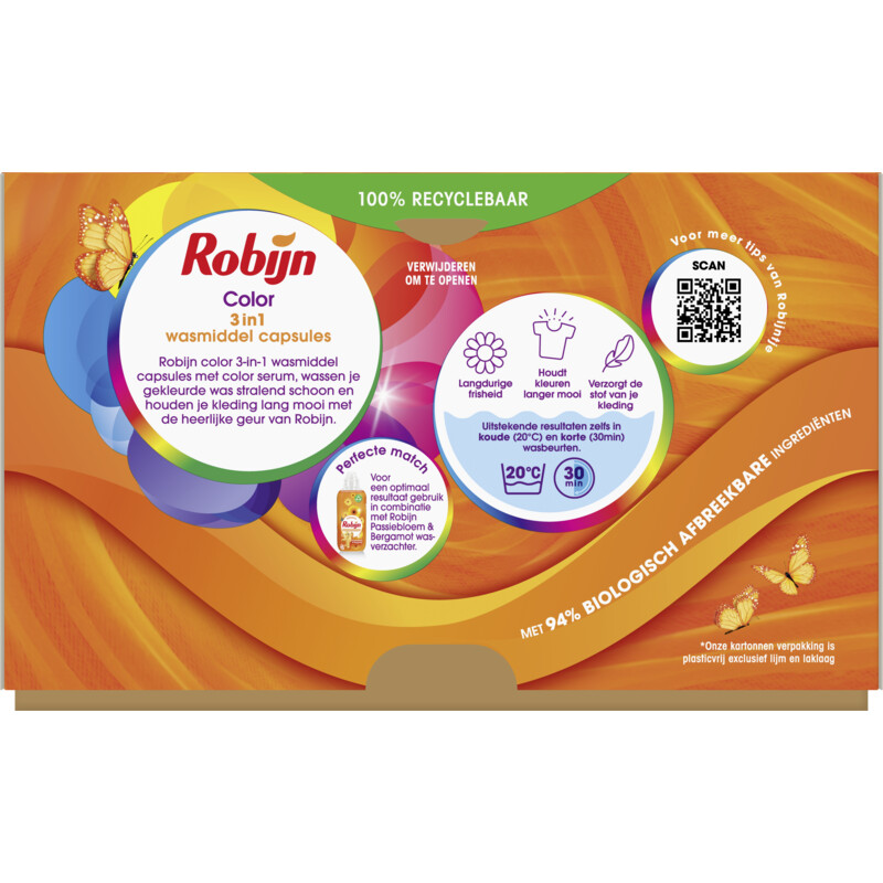 Een afbeelding van Robijn 3-in-1 Wascapsules color