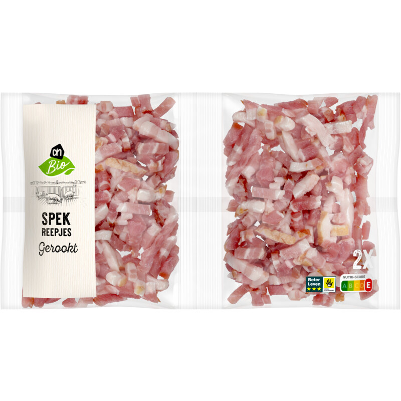 Een afbeelding van AH Biologisch Spekreepjes gerookt