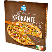 Een afbeelding van AH Pizza krokante kip tikka