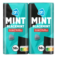 AH Mint blackmint suikervrij 2-pack