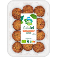 Een afbeelding van AH Terra Biologisch falafel tomaat basilicum