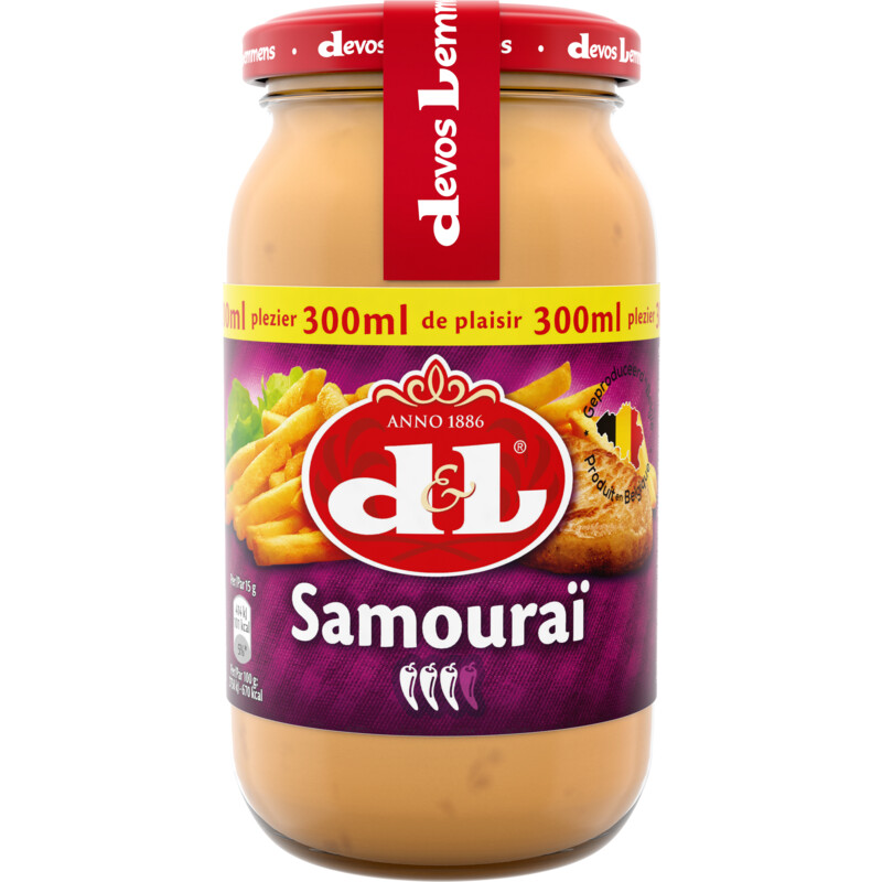 Een afbeelding van D&L Samourai saus bel