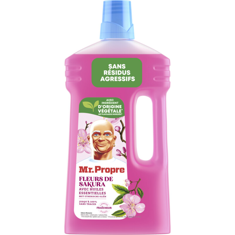 Een afbeelding van Mr. Propre Allesreiniger kersenbloesems bel