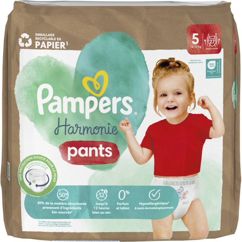 Een afbeelding van Pampers Harmonie pants luierbroekjes maat 5