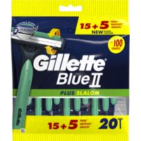 Een afbeelding van Gillette Blue II plus slalom scheermesjes