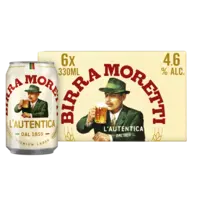 Birra Moretti L'autentica bier 6-pack